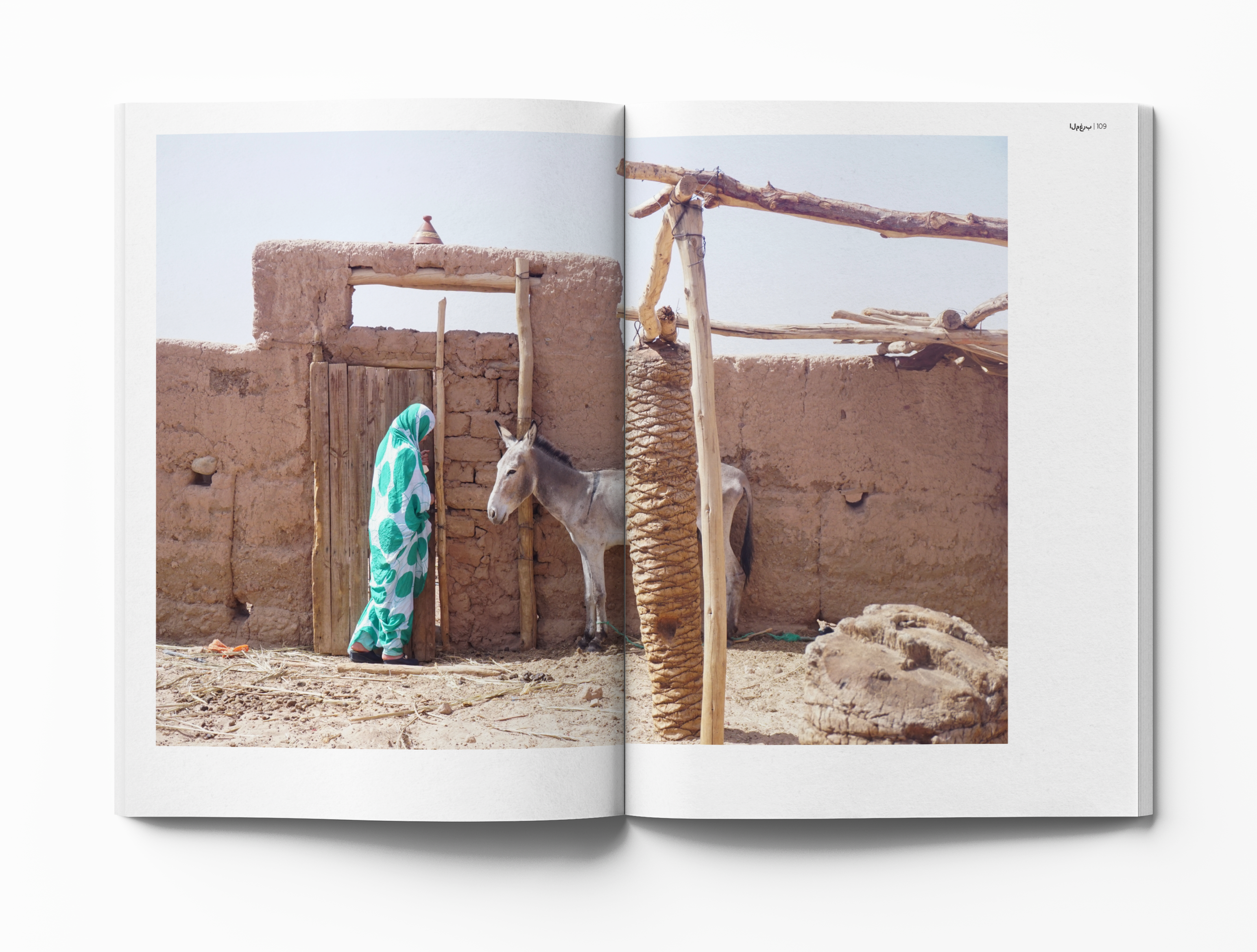 Morocco Photo book Mockup page 108-109