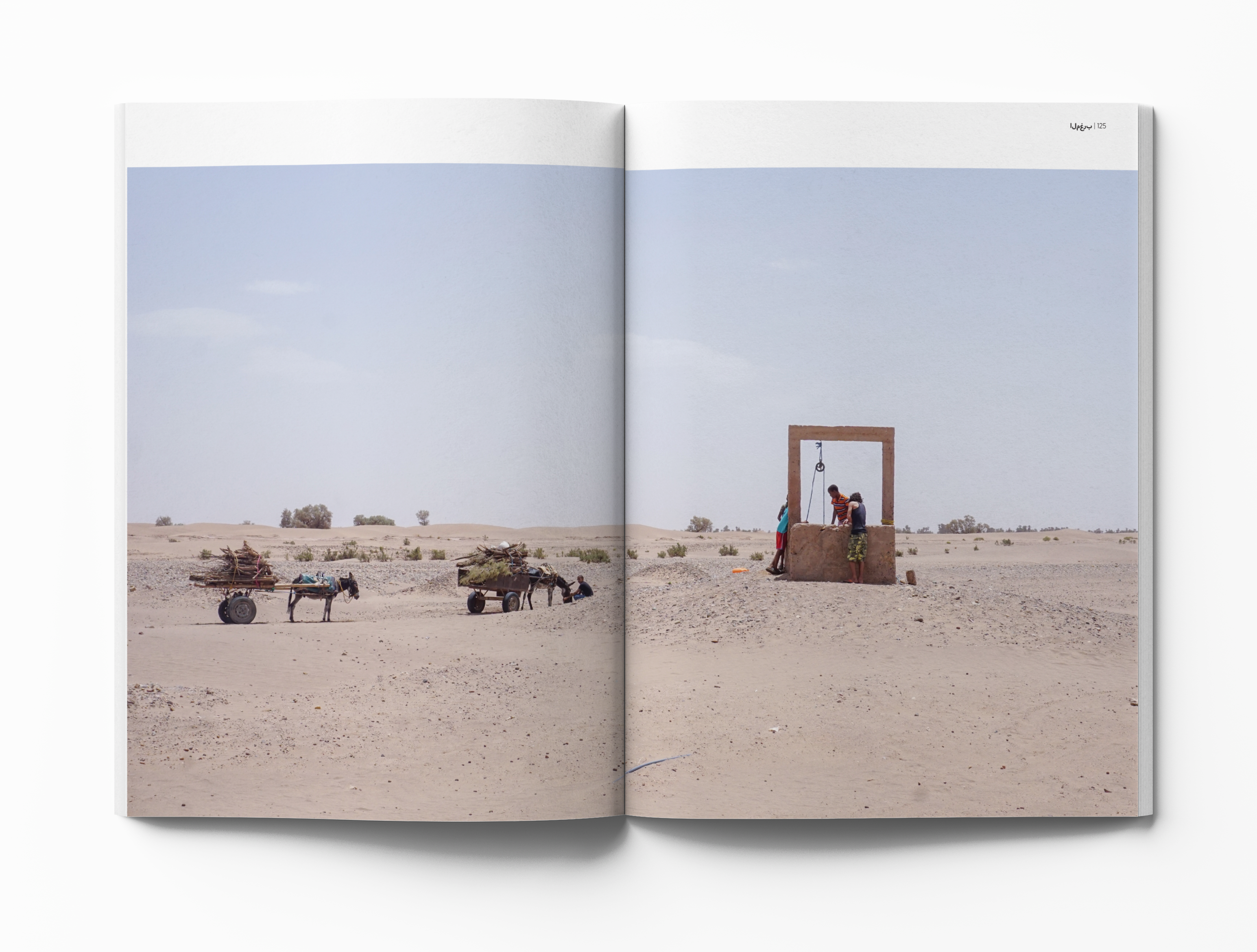 Morocco Photo book Mockup page 122-123