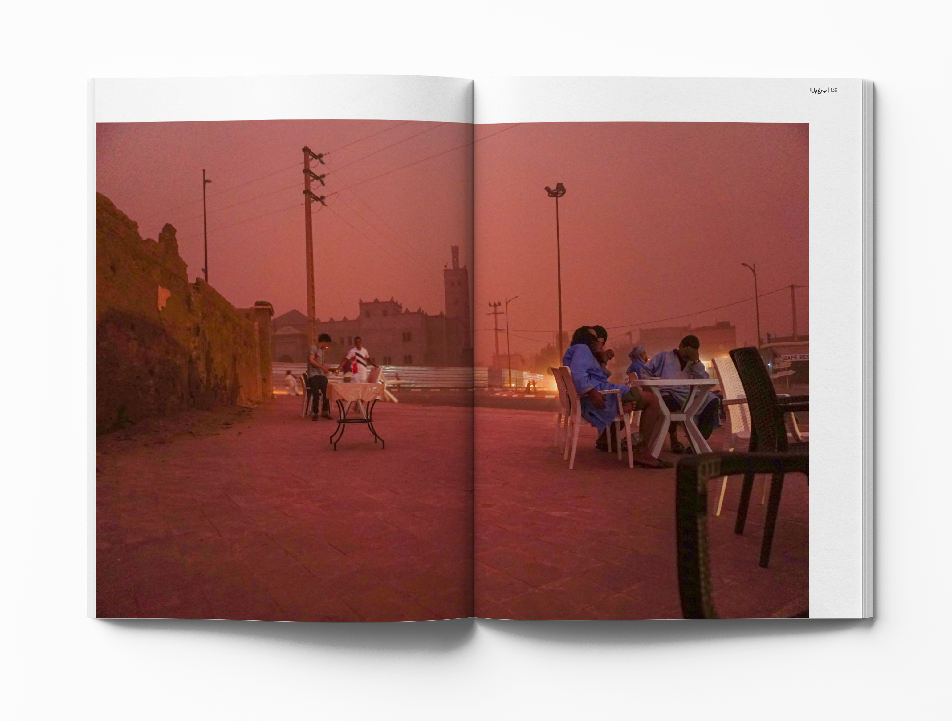 Morocco Photo book Mockup page 136-137