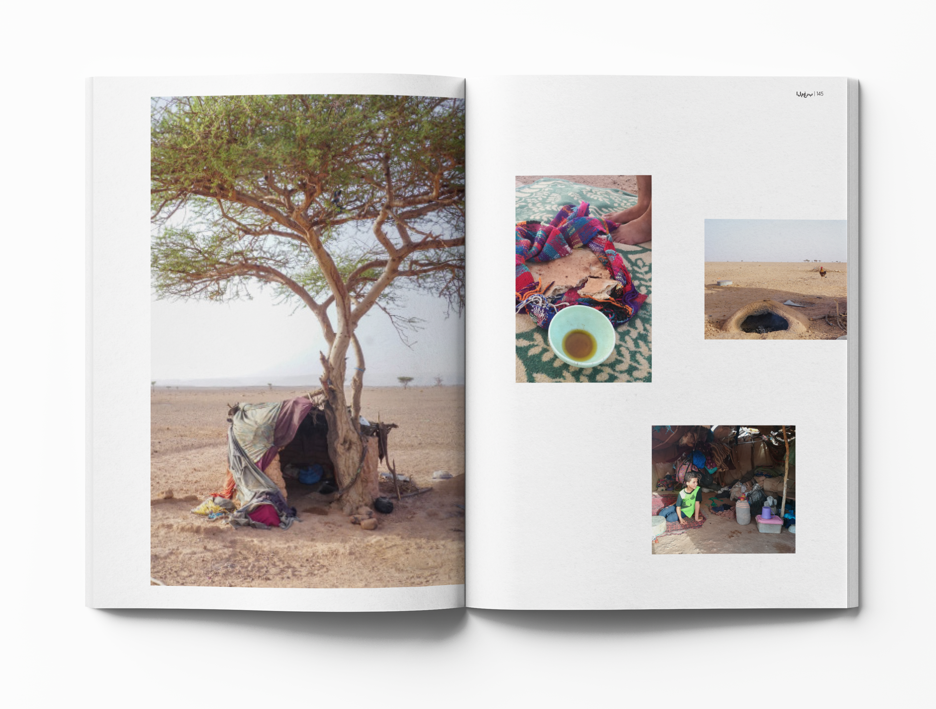 Morocco Photo book Mockup page 142-143