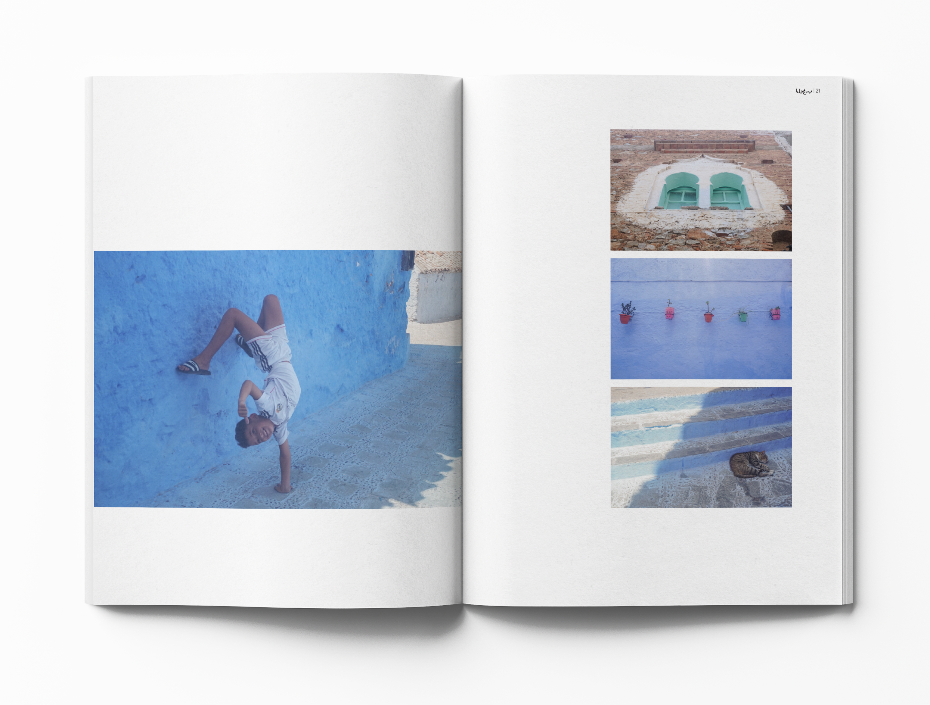 Morocco Photo book Mockup page 20-21