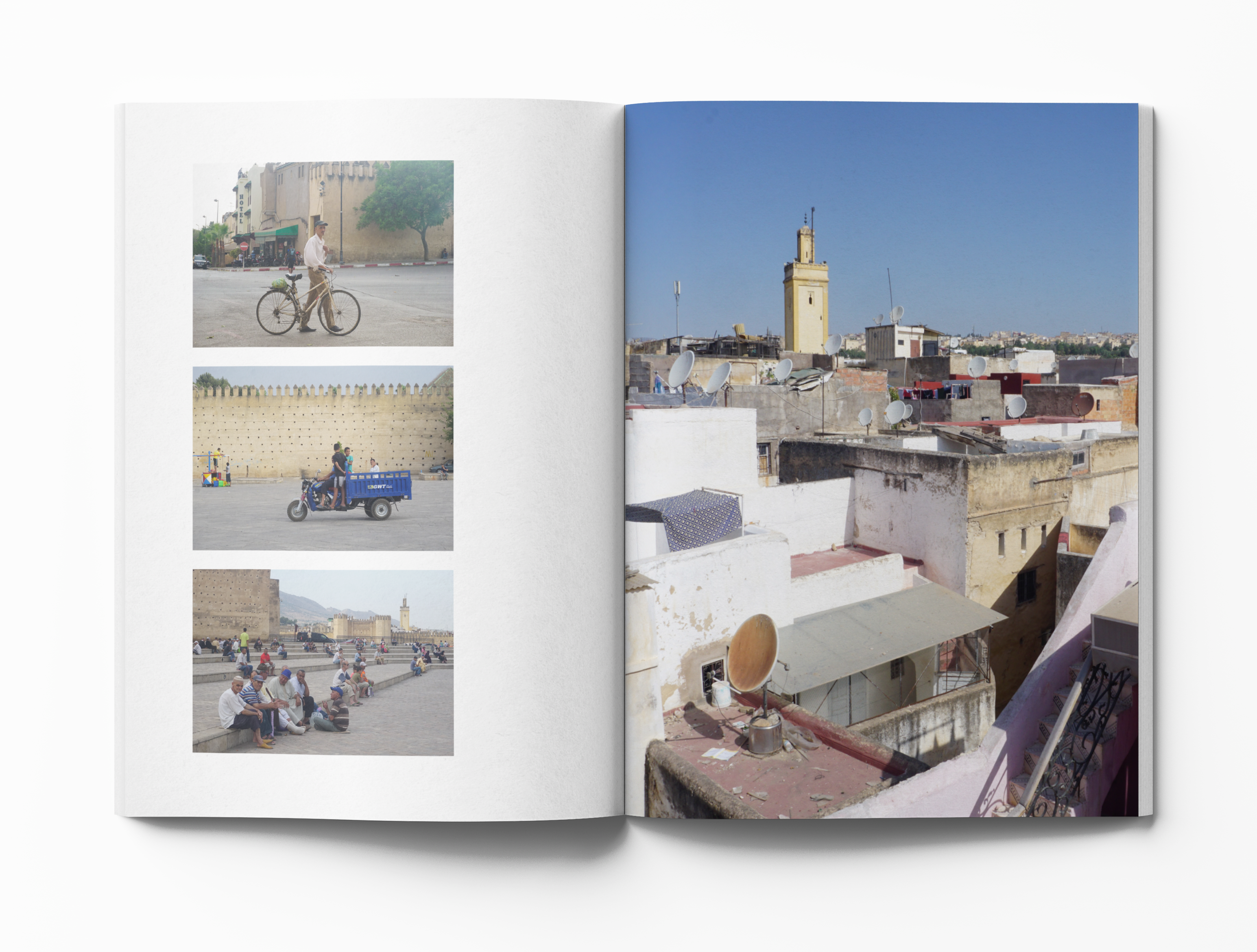 Morocco Photo book Mockup page 34-35