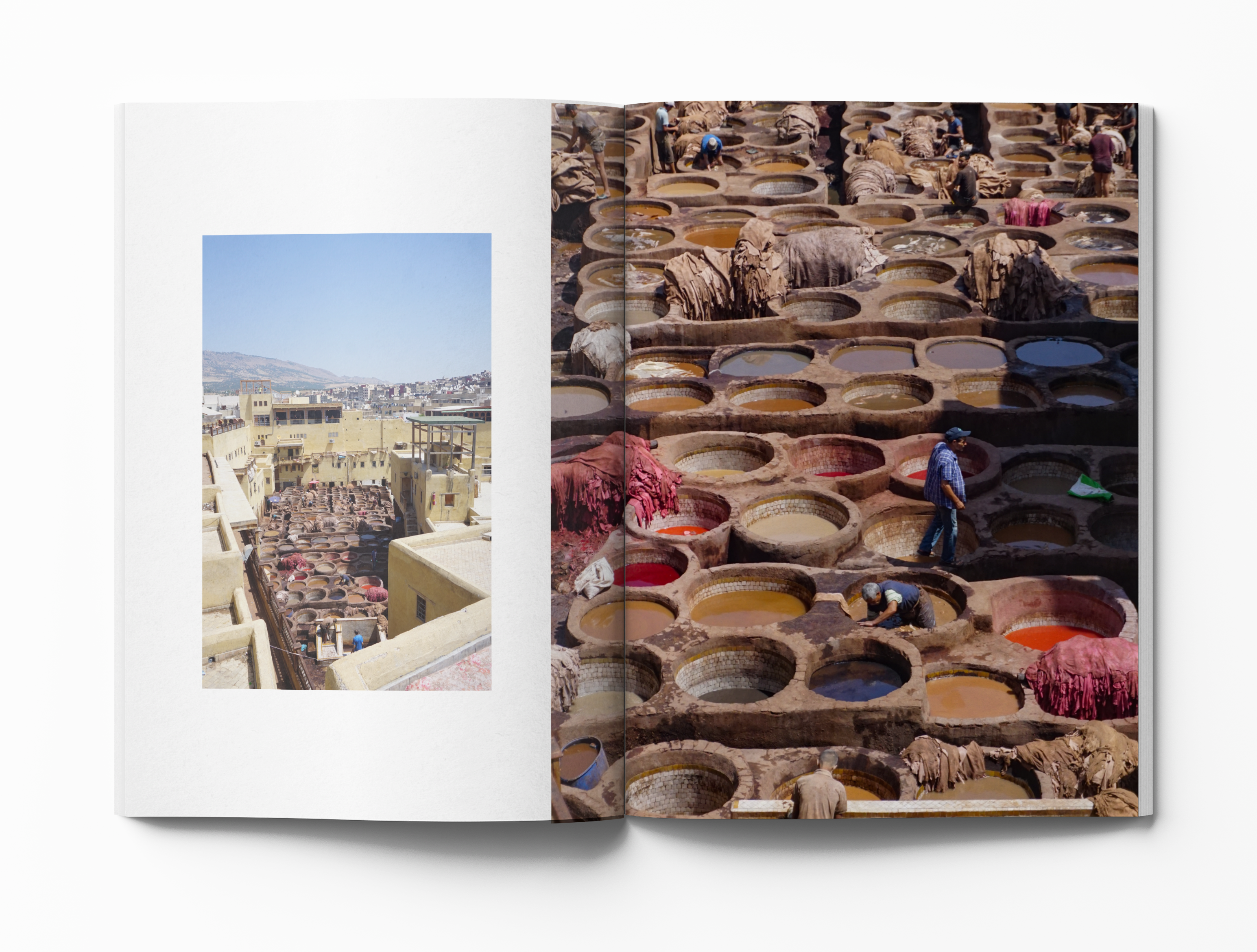 Morocco Photo book Mockup page 44-45